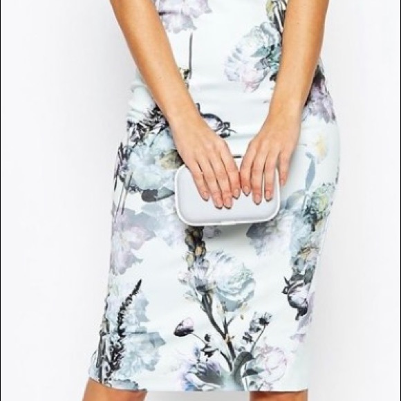 TED BAKER Torchlit Floral Midi Dress - Picture 4 of 17